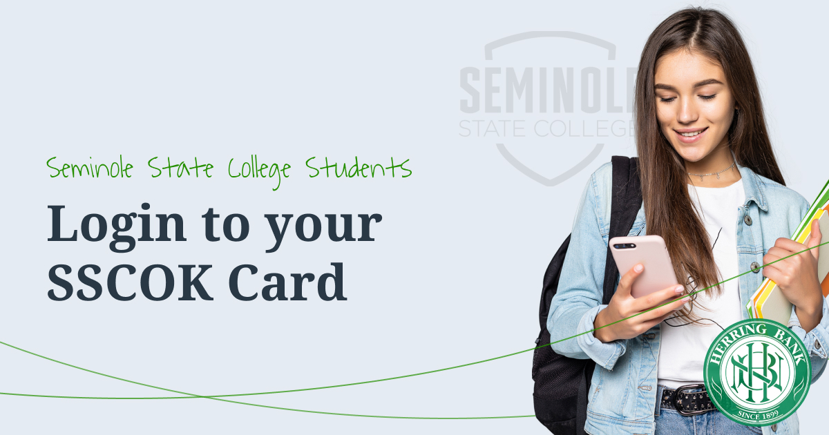 Seminole State College SSCOK Card provided by Herring Bank