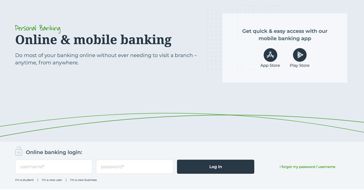 Herring Bank Personal Banking online banking login form