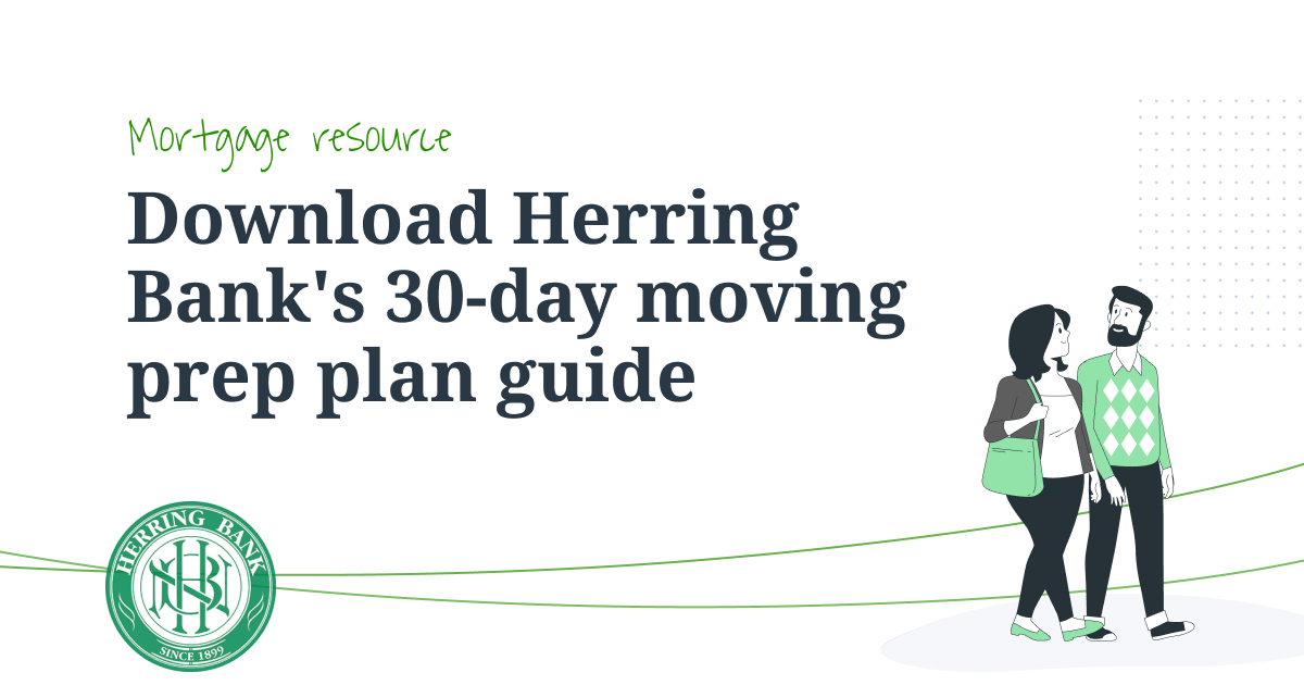 Download Herring Bank's 30day moving prep plan guide and checklist