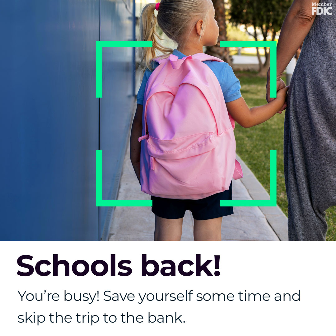 Mobile deposit checks, transfer,money, and more...