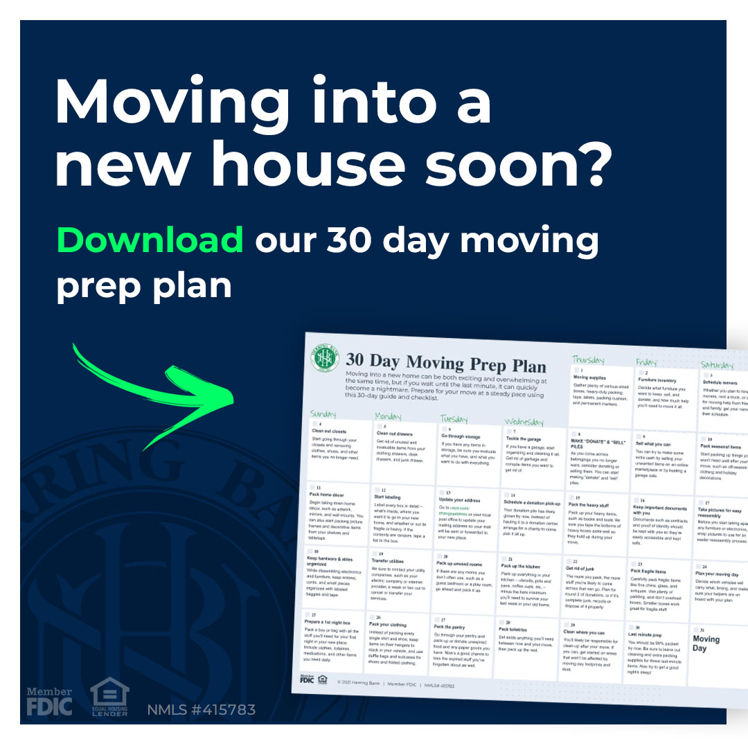 Download our 30 day moving prep plan