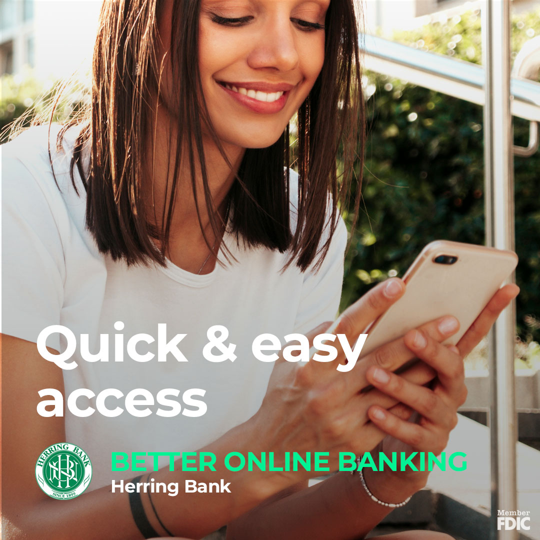 Get quick & easy access with our mobile banking app.
