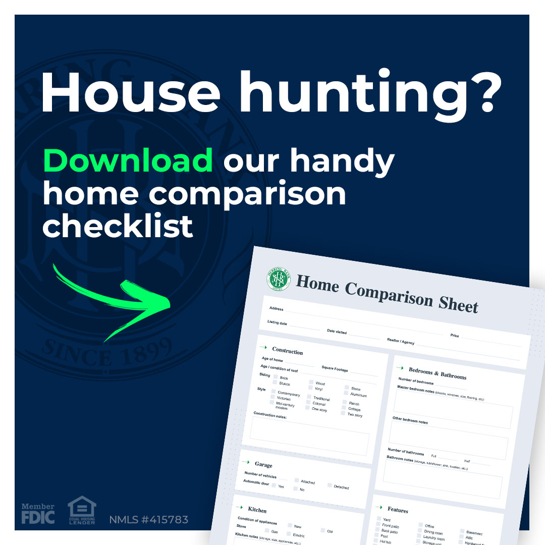 House hunting checklist