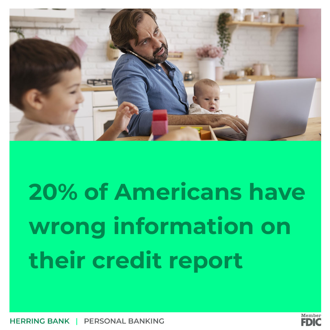 20% of Americans have wrong information on their credit report