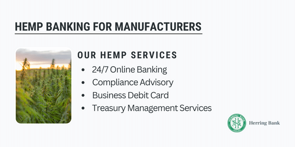 Hemp friendly debit cards