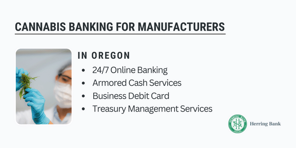 Marijuana Checking Account Oregon