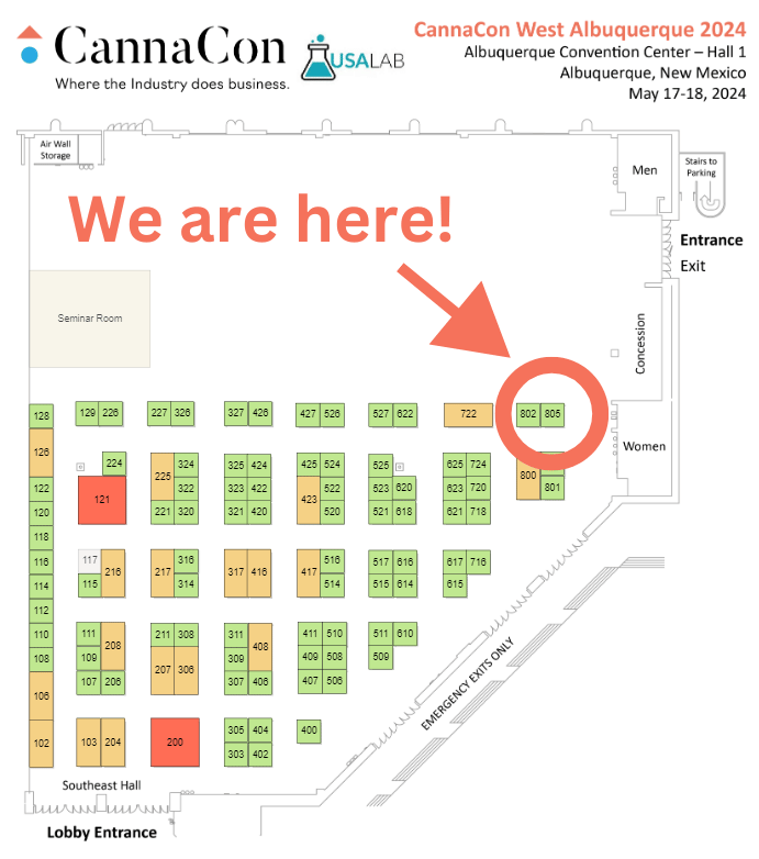 CannaCon New Mexico Floor Plan