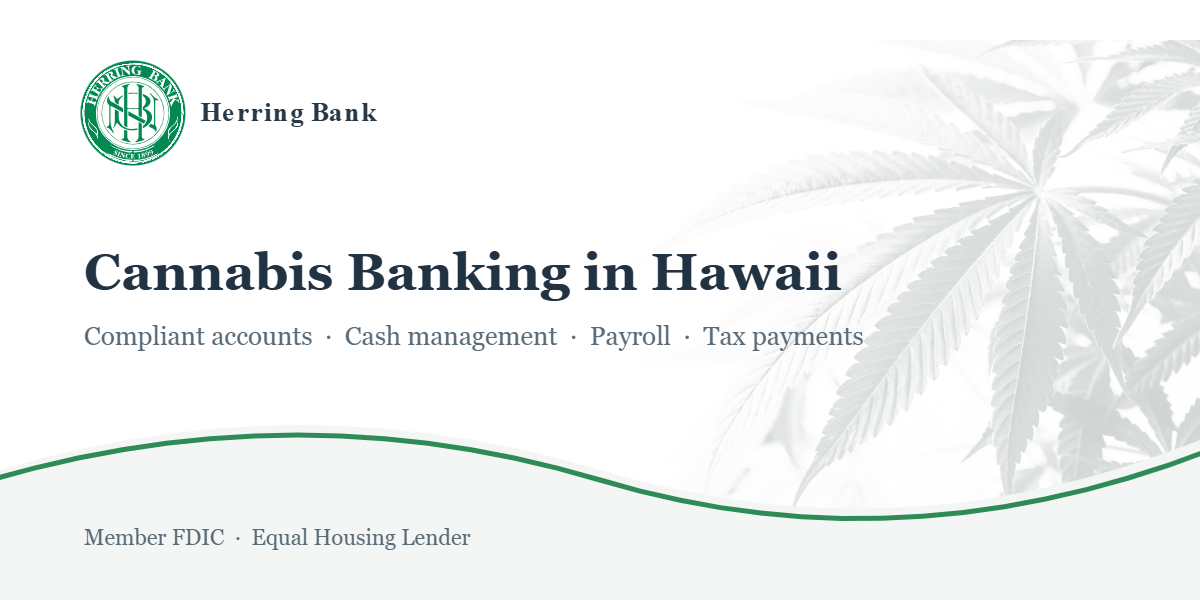 Hawaii marijuana bank