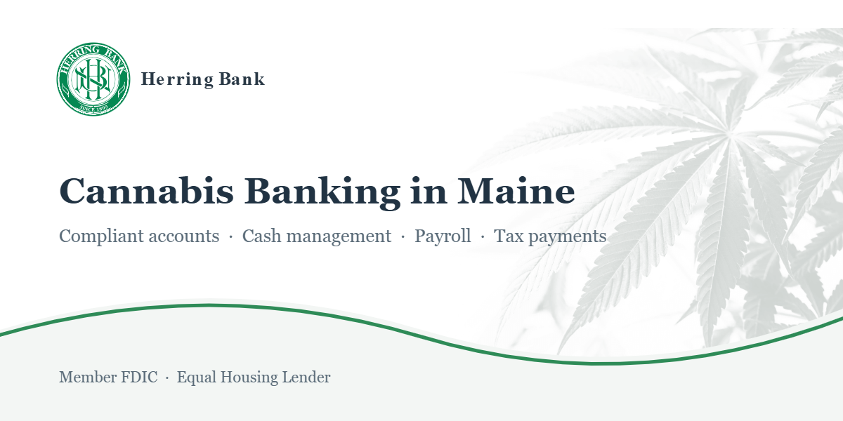 Maine marijuana bank Maine marijuana bank