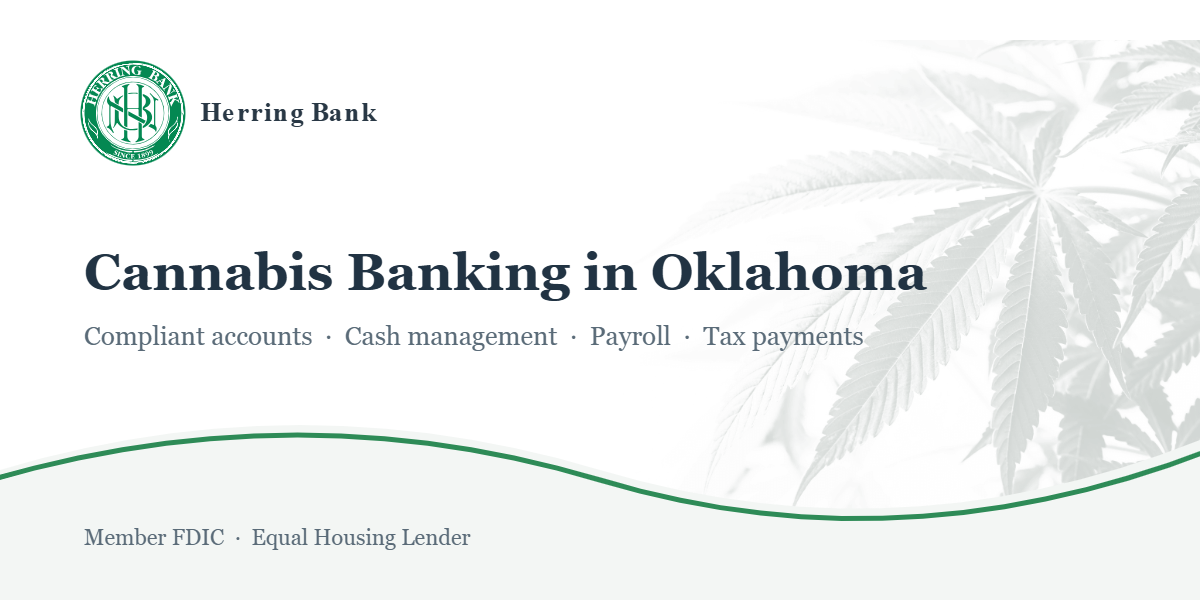Oklahoma marijuana bank